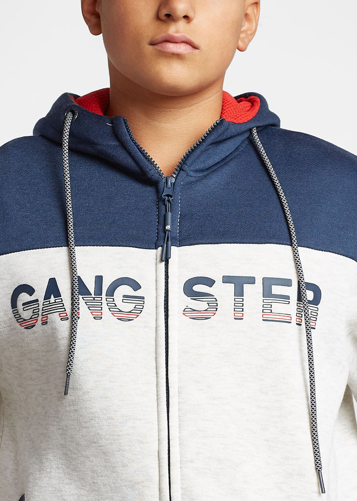 Teen Poleron Zip Hoodie Finder Arena Gangster