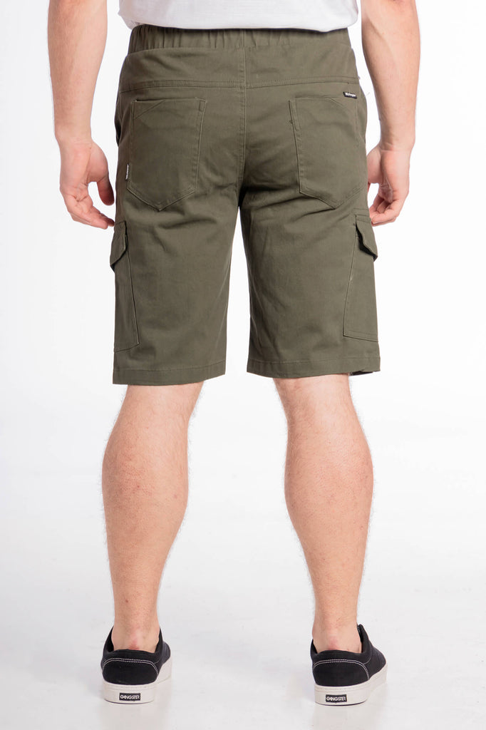 Short Canvas Cargo Carpenter Verde Gangster