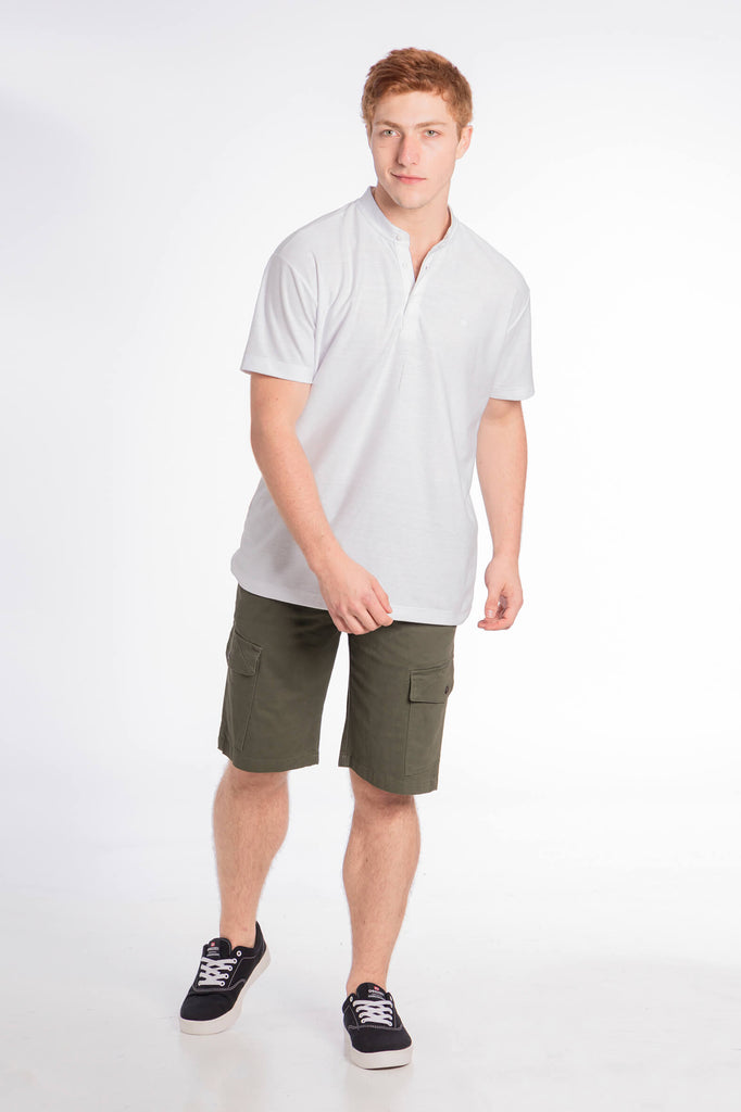 Short Canvas Cargo Carpenter Verde Gangster