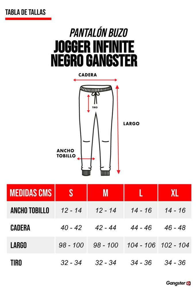 Buzo Jogger Sportwear Negro Gangster