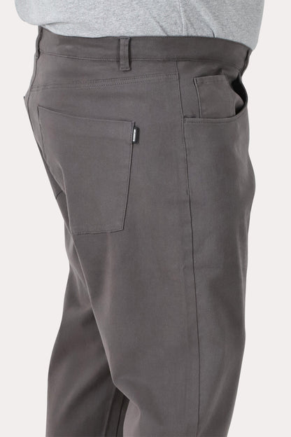 Plus Pantalon Canvas Liso Chester Gris