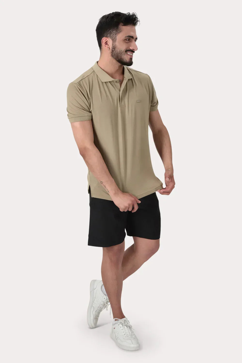 Polera Polo Pulaski Café Claro - Gangster