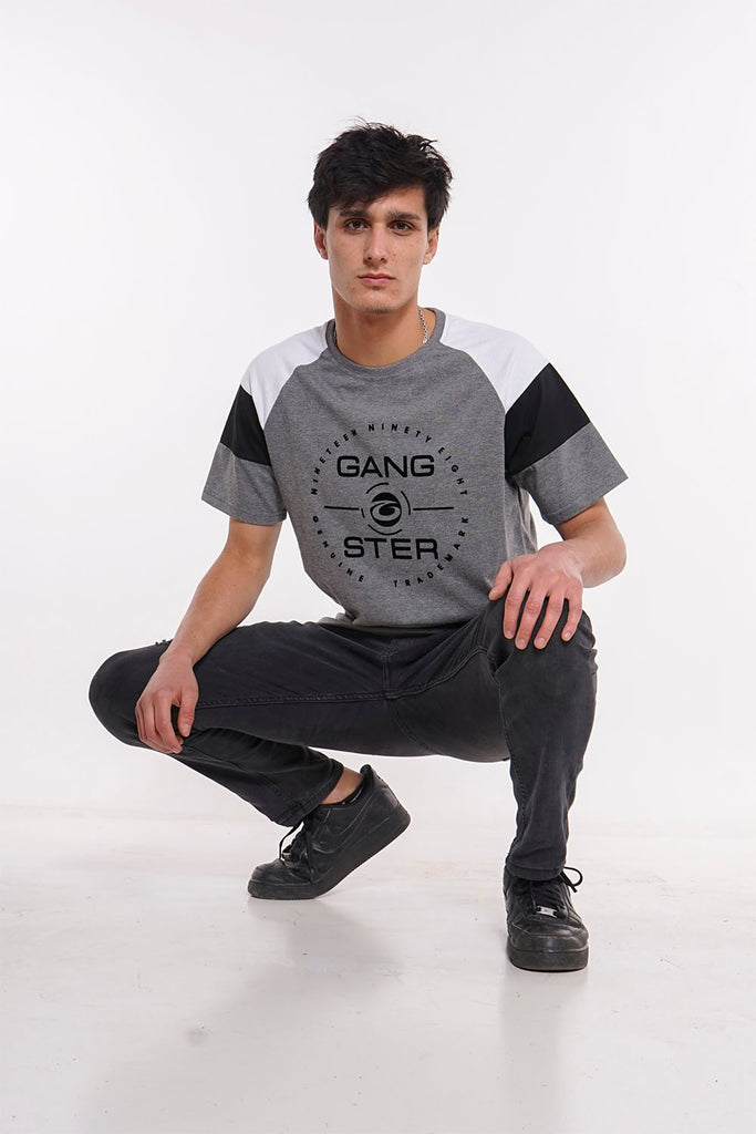 Polera Mc Básica Impact Gris Gangster