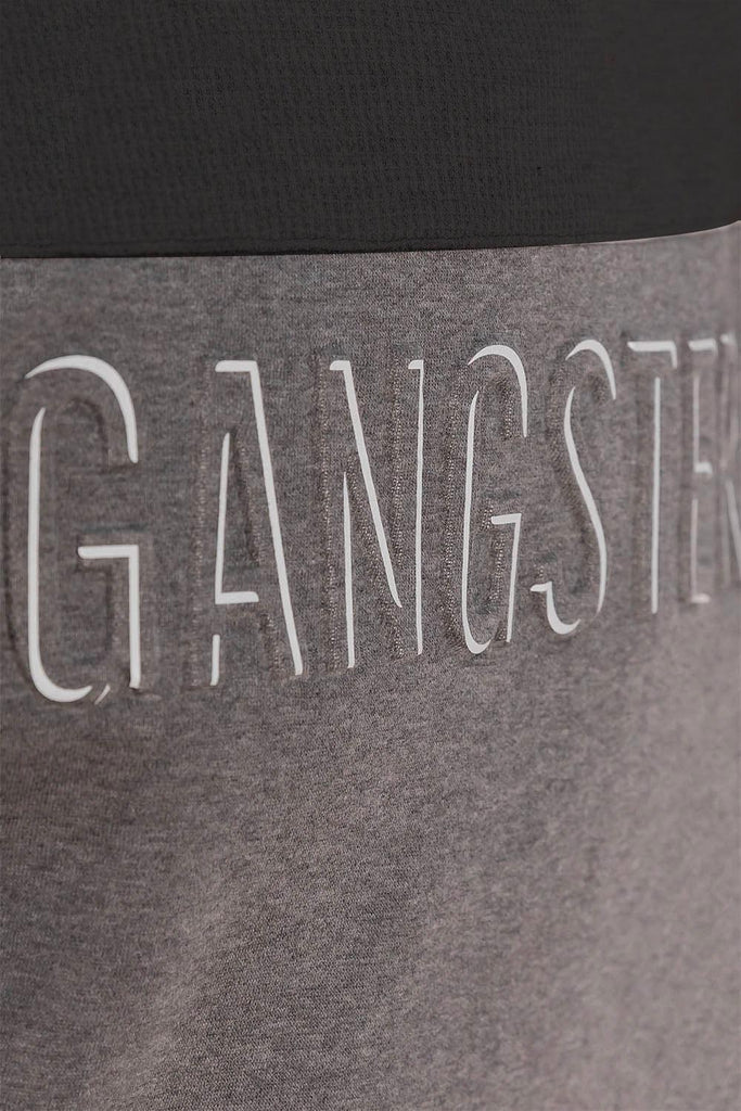 Polerón Hoddie Fleece Elaborate Gris Gangster - Gangster