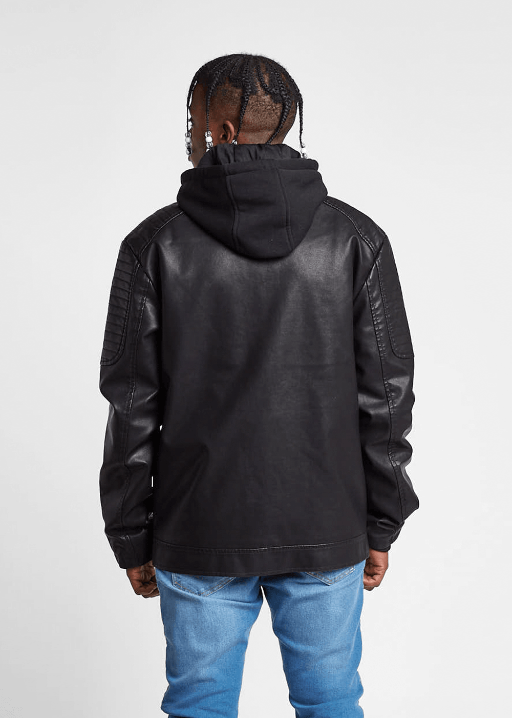 Chaqueta PU Rider Negro Gangster - Gangster