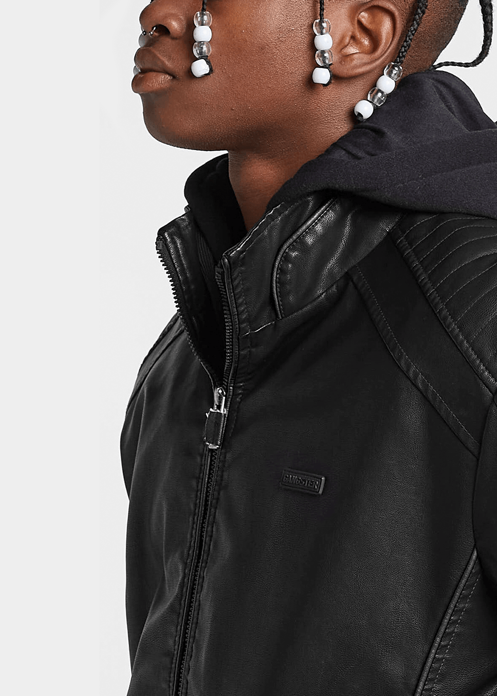 Chaqueta PU Rider Negro Gangster - Gangster